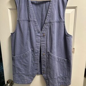 Free People Lavender Sleeveless Vest